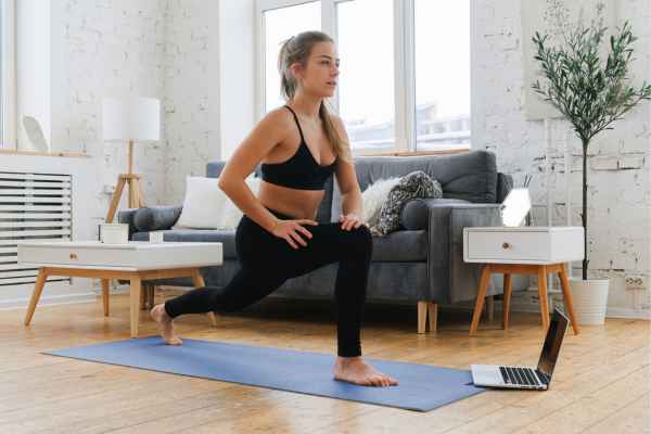 Woman exercising confidently after femiwand treatment Bridport