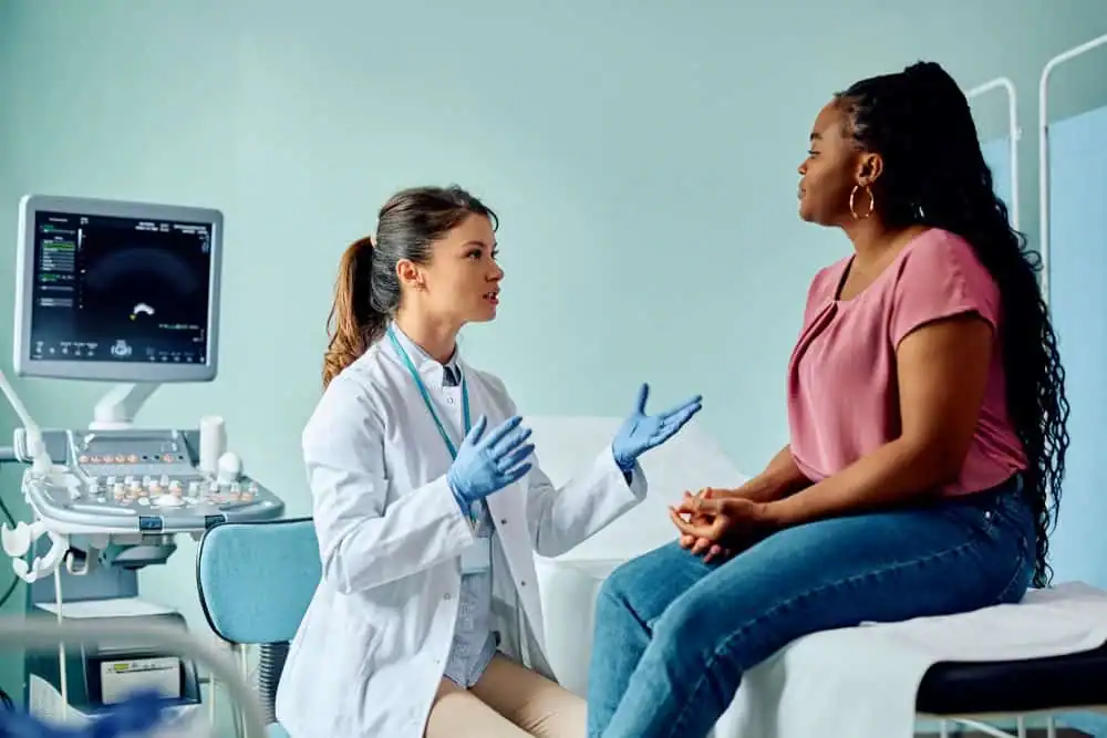 Rejuvenating Intimacy: Exploring Surgical Solutions for Vaginal Laxity 1 Woman have consultation about vaginal laxity Bridport
